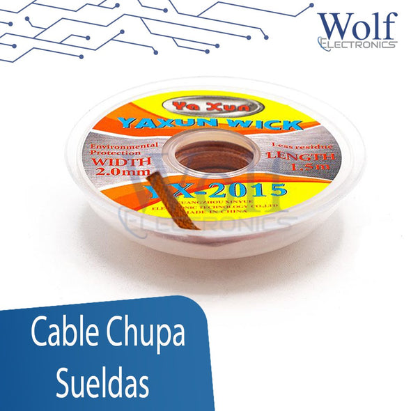 Cable chupa suelda TOP WL-3515