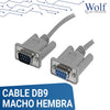 Cable DB9 macho hembra 1.5m