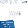 CABLE DE AUDIO PARLANTE AWG #16