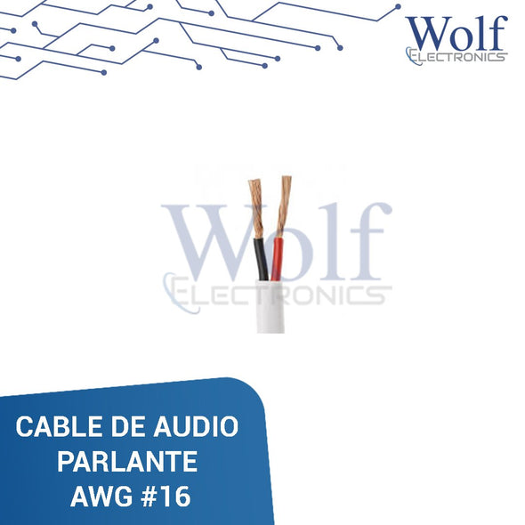 CABLE DE AUDIO PARLANTE AWG #16