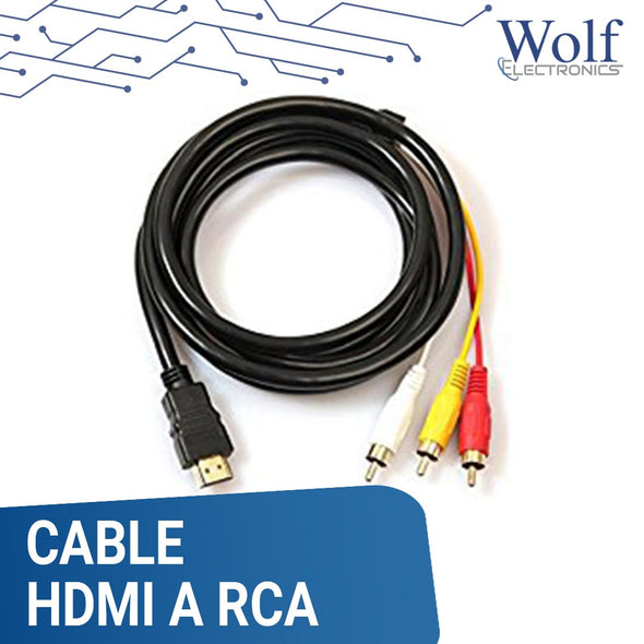 Cable HDMI a RCA