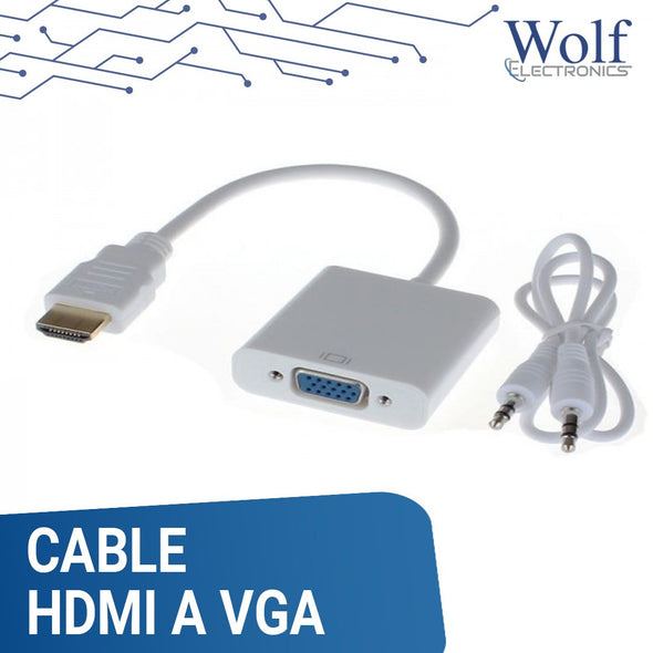 Cable HDMI a VGA