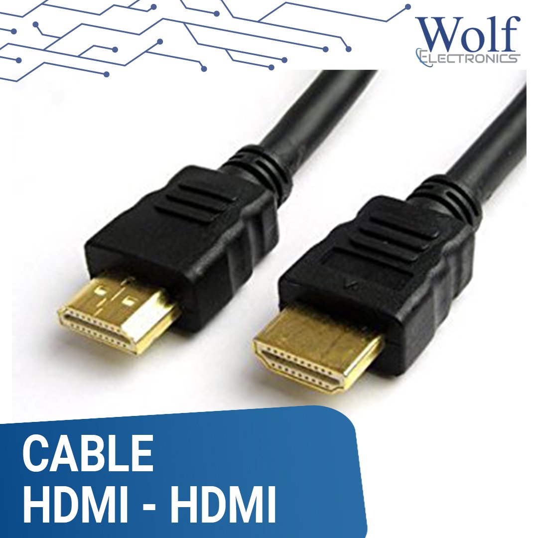 Cable HDMI - HDMI 10 metros High Speed. Wolf Electronics – WOLF ELECTRONICS  IT