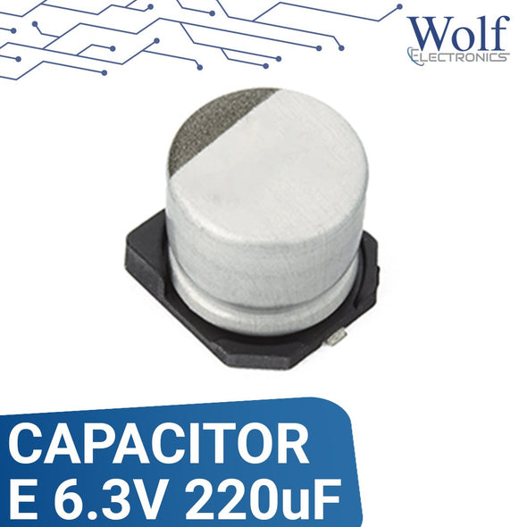 Capacitor electrolitico SMD 6.3V 220uF