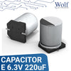 Capacitor electrolitico SMD 6.3V 220uF