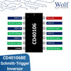 Scmitt trigger CMOS CD40106BE