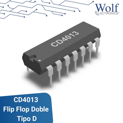 CD4013 Doble Flip Flop tipo D