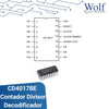 CD4017 Contador-Divisor-Decodificador 10 salidas