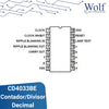 CD4033BE Contador/divisor decimal