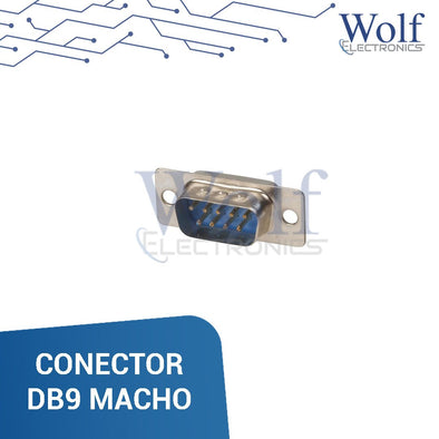 CONECTOR DB9 MACHO
