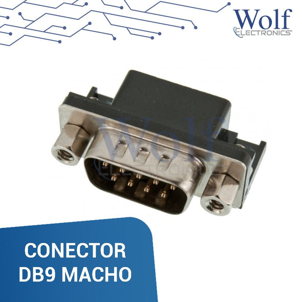 CONECTOR DB9 MACHO