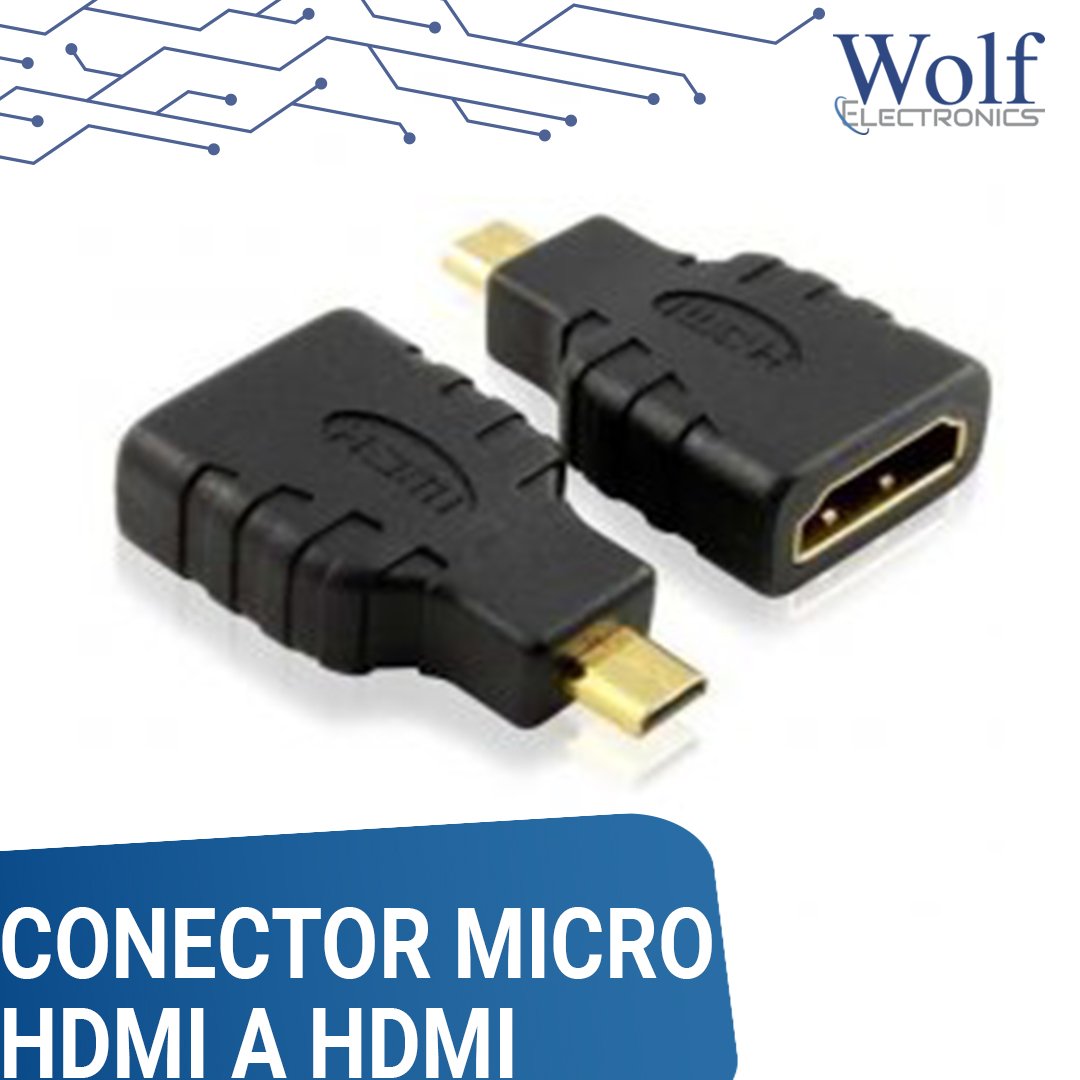 Adaptador MICRO HDMI A HDMI Wolf Electronics – WOLF ELECTRONICS IT