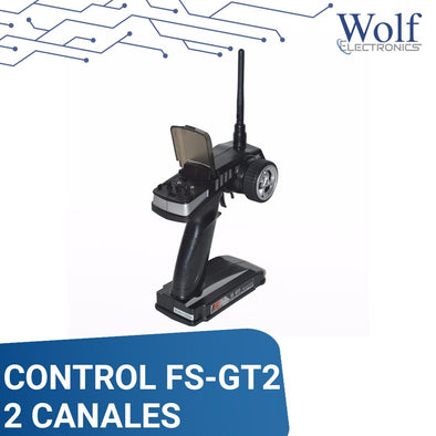 Control remoto RC FS-GT2 2ch 2.4GHz