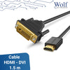 Cable HDMI a DVI 1.5 m