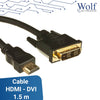 Cable HDMI a DVI 1.5 m