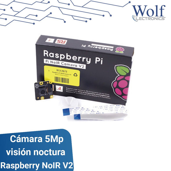 Camara de vision nocturna original Raspberry V2 NoIR