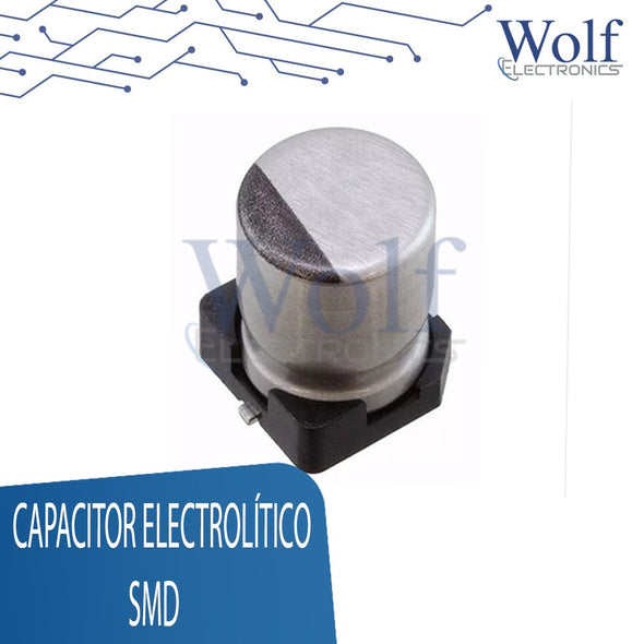 Capacitor electrolí­tico SMD 10V 47uF