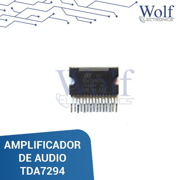 Circuito amplificador de audio TDA7294