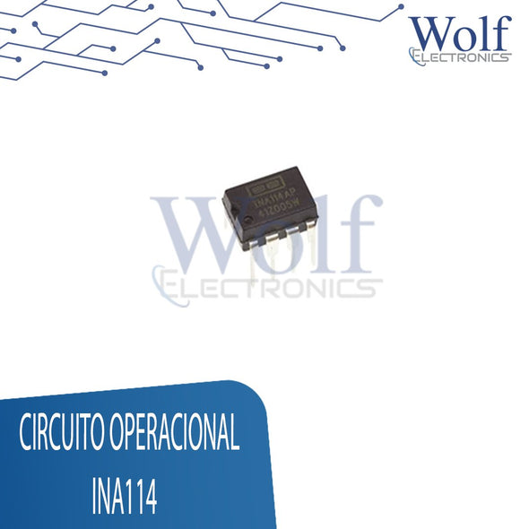 Circuito operacional de instrumentacion INA114