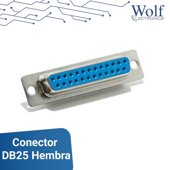 Conector DB25 hembra