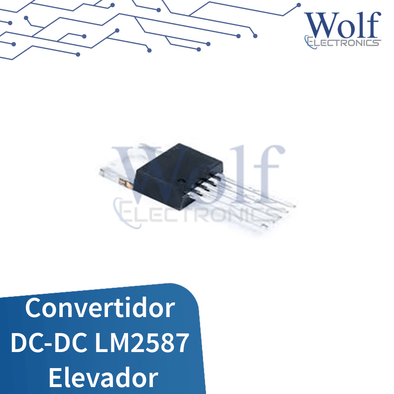 Convertidor DC-DC LM2587 Elevador