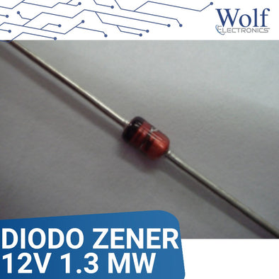 DIODO ZENER 12V 1.3 MW