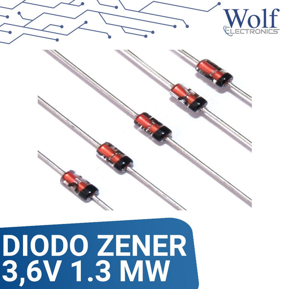 DIODO ZENER 3,6V 1.3 MW