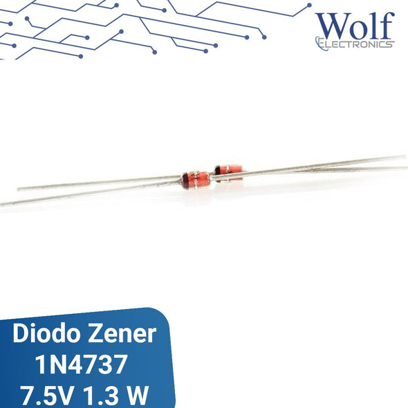 DIODO ZENER 7,5V 1.3 MW