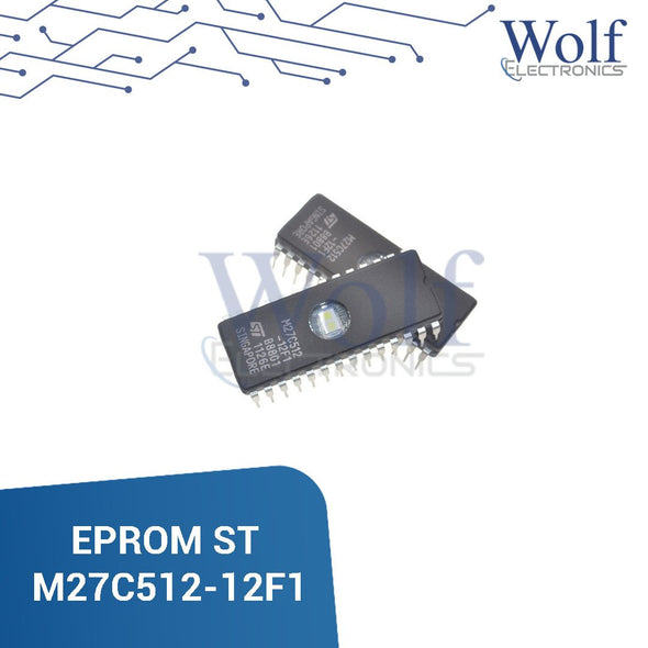 MEMORIA EPROM ST M27C512-12F1