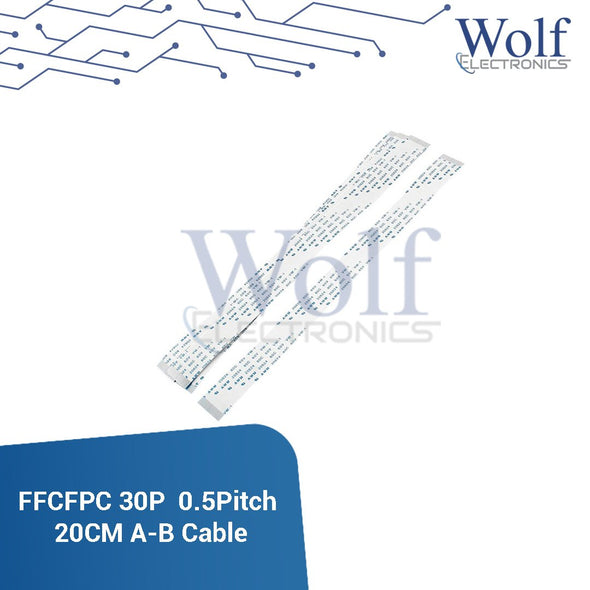 FFC/FPC 30P 0.5Pitch 20CM A-B Cable