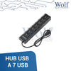 HUB USB A 7 USB