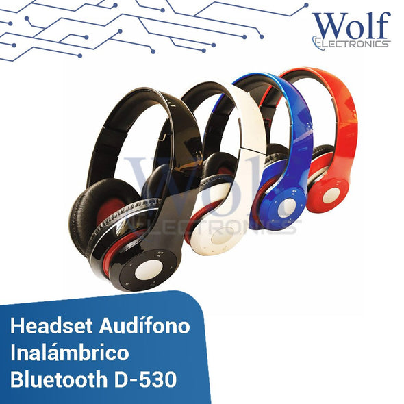 Headset Audifono Inalámbrico  Bluetooth D-530