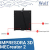 IMPRESORA 3D MeCreator 2