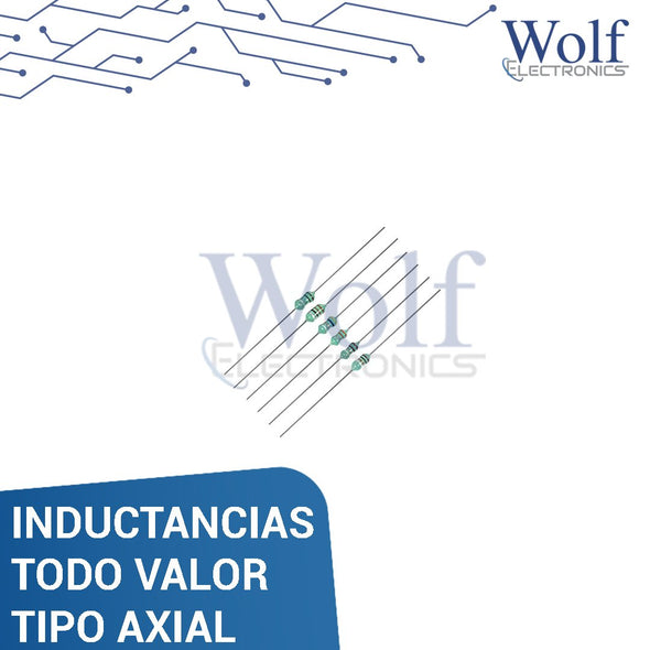 INDUCTANCIA 10MH, TIPO AXIAL