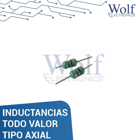 INDUCTANCIA 1MH, TIPO AXIAL