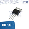 Mosfet tipo N IRF540 200V 18A