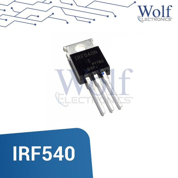 Mosfet tipo N IRF540 200V 18A
