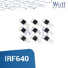 Mosfet tipo N IRF640 200V 18A