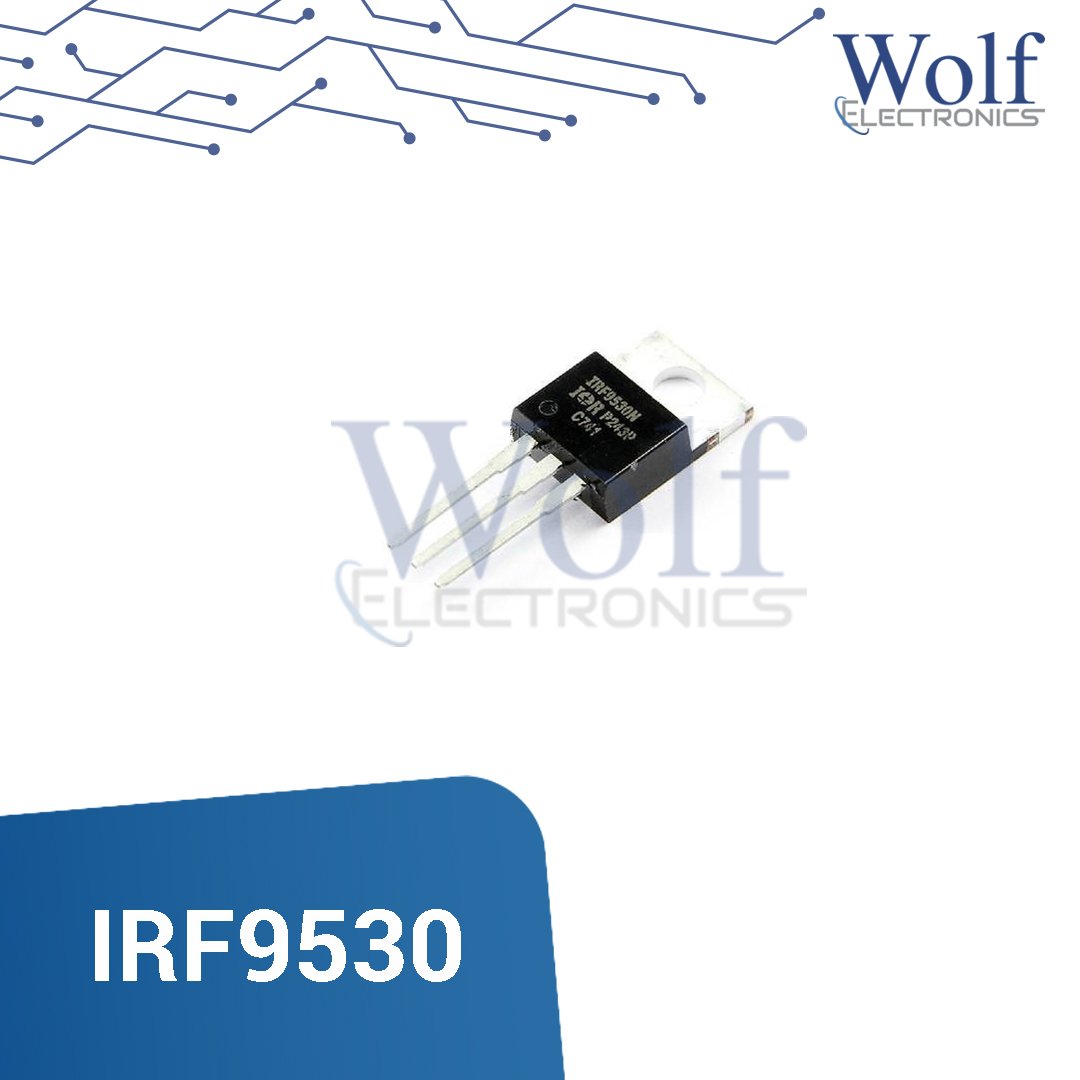 Irff9530 Mosfet de potencia IRF9530 100V 12A. Wolf Electronics – WOLF ELECTRONICS IT