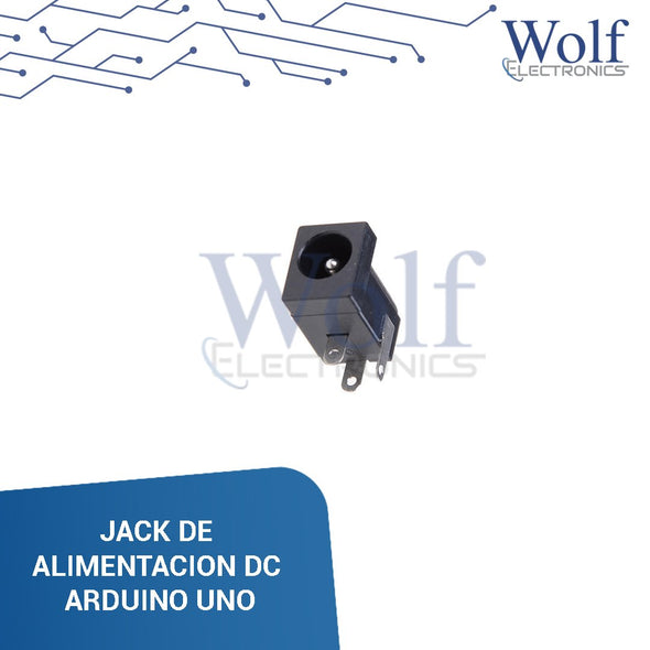 JACK DE ALIMENTACION DC ARDUINO UNO