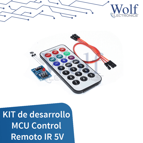 KIT de desarrollo MCU Control Remoto IR 5V