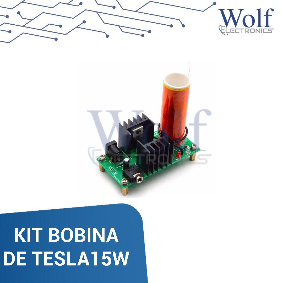 Mini Bobina Tesla 15W - AV Electronics