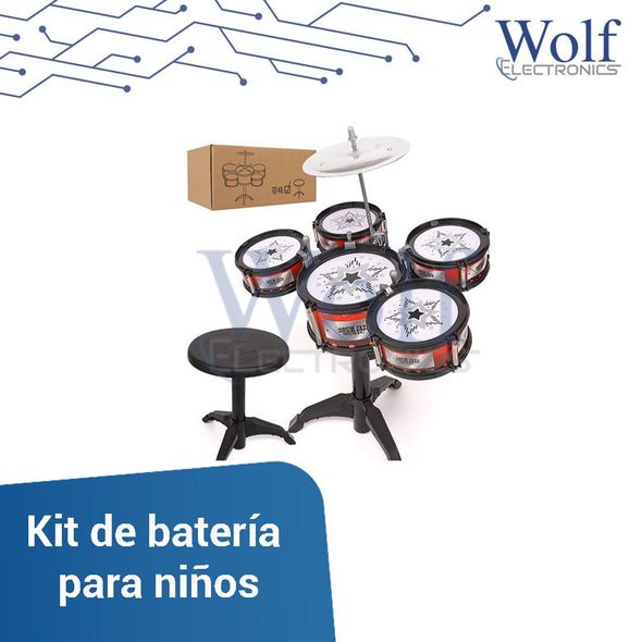 Kit de bateria para niños