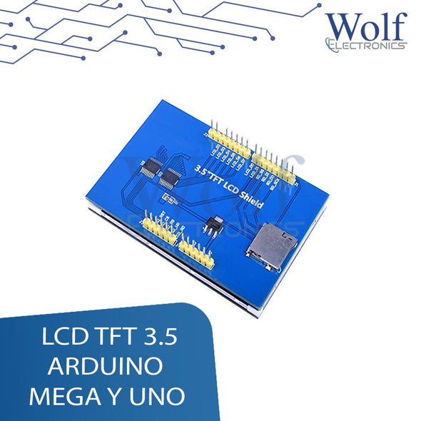 LCD TFT 3.5" para arduino mega-uno