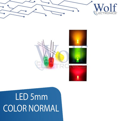 LED 5MM BLANCO LUZ NORMAL 2.1V 15mA