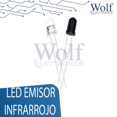 LED EMISOR INFRARROJO 1.7V 100mA