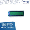 LIQUID CRISTAL DISPLAY 16X2 AMARILLO VERDE