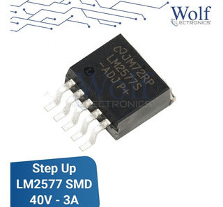Regulador de voltaje LM2577 STEP UP 3A - 3.5V a 40V SMD
