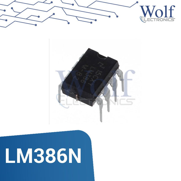 Amplificador de potencia de audio de bajo voltaje LM386N 4V