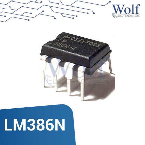 Amplificador de potencia de audio de bajo voltaje LM386N 4V